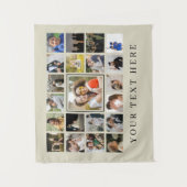 21 Foto Collage Abschluss Wandteppich (Vorderseite)