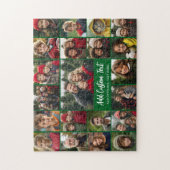 21-Foto-Collage-Raster mit 2 Textfeldern - Puzzle (Vertikal)