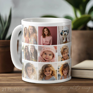 21 Foto-Collage-Raster - modern, minimalistisch Kaffeetasse