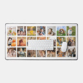 21 Foto Galerie Personalisiert Weißer Schreibtisch Schreibtischunterlage (Tastatur & Maus)