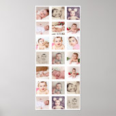 21 FotoCollage Custom Personalisiert Poster (Vorne)