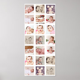 21 FotoCollage Custom Personalisiert Poster