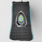 21. Führungsschild für das Theater Golf Headcover (Rotieren 90)