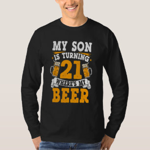 21. Geburtstag 21 Jahre alte Sohn Vater Mama Gebur T-Shirt