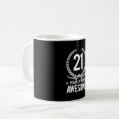 21. Geburtstag (21 Jahre des Seins fantastisch) Kaffeetasse (Vorderseite Links)