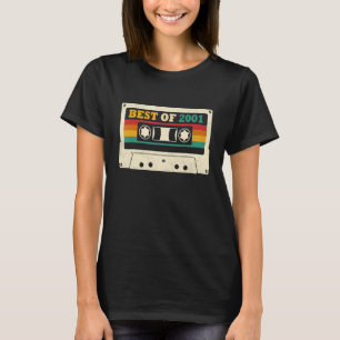 21. Geburtstag Best of 2001 Cassette Tape 21. Jahr T-Shirt
