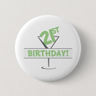 21. Geburtstag! Button