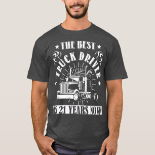 21. Geburtstag derzeitiger Lkw-Fahrer 21 Jahre LKW T-Shirt