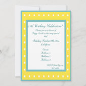 21. Geburtstag Einladung (Rückseite)