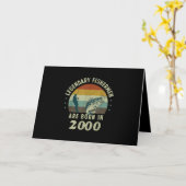 21. Geburtstag Fischen Geschenk für 21 Jahre Karte (Gelbe Blume)