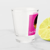 21. Geburtstag Foto alt genug zum Trinken Schnapsglas (Links)