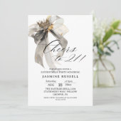 21. Geburtstag Foto Einladung (Stehend Vorderseite)