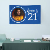 21. Geburtstag Foto Rahmen Banner (Messeveranstaltung)