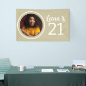 21. Geburtstag Foto Rahmen Banner (Messeveranstaltung)