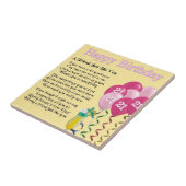 21. Geburtstag - Freund-Gedicht-Fliese Fliese (Seite)