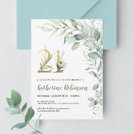 21. Geburtstag für ihren Erwachsenen Geburtstag Einladung