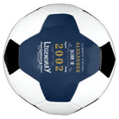 21. Geburtstag Geboren 2002 Monogramm Name Legend Fußball (Gedreht)