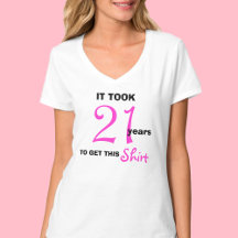 21. Geburtstag Geschenke Ideen für Frauen T Shirt 