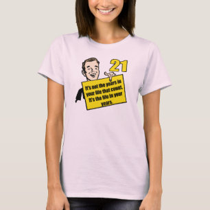 21. Geburtstag Geschenke T Shirt