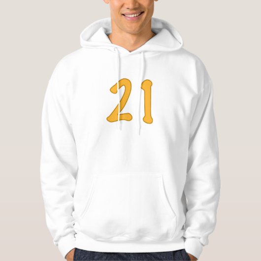 21. Geburtstag Geschenkideen Hoodie (Vorderseite)
