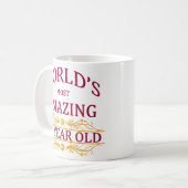 21. Geburtstag Kaffeetasse (Vorderseite Links)