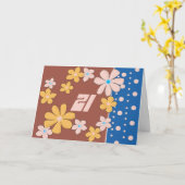 21. Geburtstag Karte (Gelbe Blume)