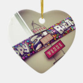 21. Geburtstag Keramik Ornament (Vorne)