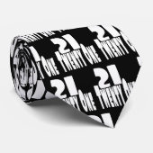 21. Geburtstag Krawatte (Gerollt)
