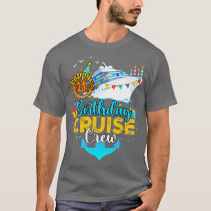 21. Geburtstag Kreuzfahrt Crew T-Shirt