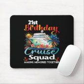 21. Geburtstag Kreuzplatz Freunde Familienurlaub Mousepad (Mit Mouse)