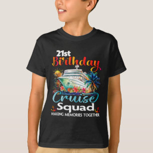 21. Geburtstag Kreuzplatz Freunde Familienurlaub T-Shirt