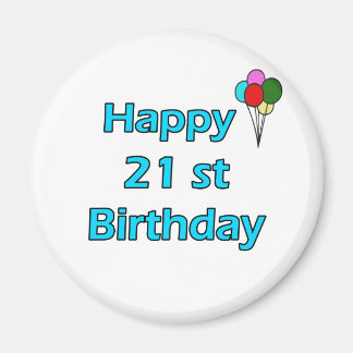 21. Geburtstag Magnet