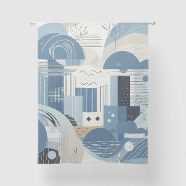 21. Geburtstag Mandelblüte blau-creme