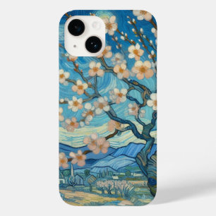 21. Geburtstag Mandelblüte blau-creme Case-Mate iPhone 14 Hülle