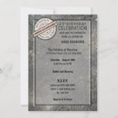 21. Geburtstag, Mission erfüllt, Einladung (Rückseite)