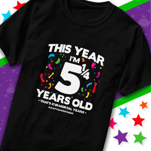 21. Geburtstag Mortales Jahr Leap Tag 29. Februar T-Shirt