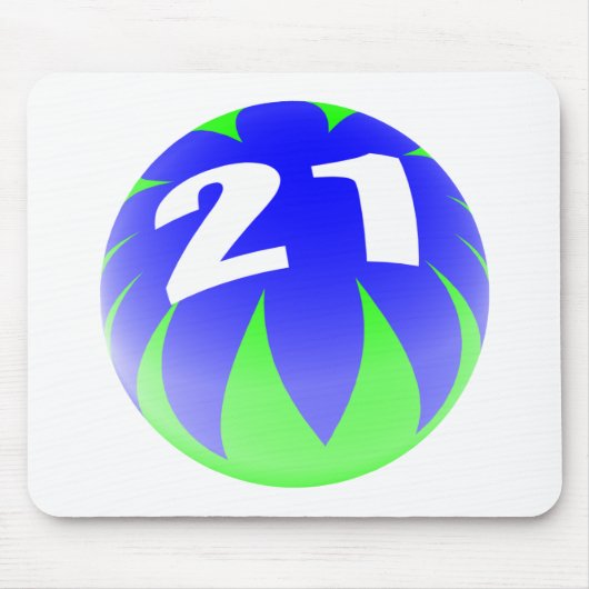 21. Geburtstag Mousepad (Vorne)