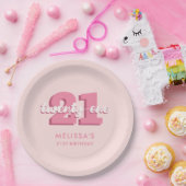 21. Geburtstag Pappteller (Party)