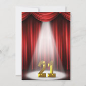21. Geburtstag Party Einladung (Vorderseite)