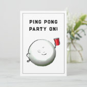 21. Geburtstag Party Einladungen (Stehend Vorderseite)