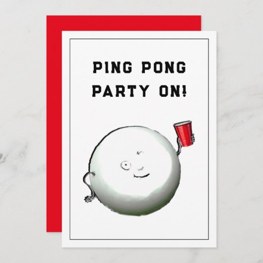 21. Geburtstag Party Einladungen (Vorne/Hinten)