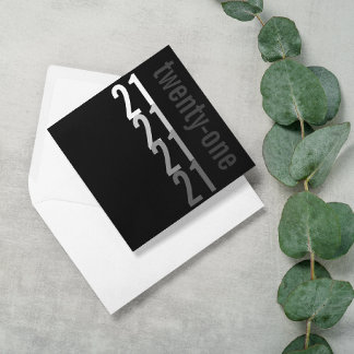 21. Geburtstag Party Einladungen