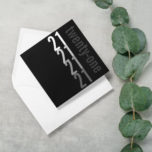 21. Geburtstag Party Einladungen