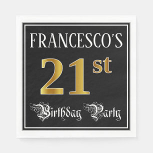 21. Geburtstag Party — Extravagantes Drehbuch, Imi Serviette