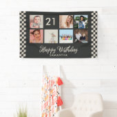 21. Geburtstag Party Foto Collage Banner (Insitu)
