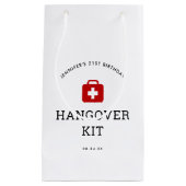 21. Geburtstag Party Hangover Erholung Kit Kleine Geschenktüte (Vorderseite)