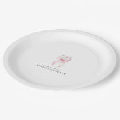 21. Geburtstag Party Paper Teller Bow Wildblume (Schrägansicht)