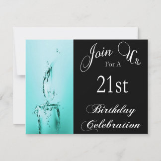 21. Geburtstag Party Personalisierte Einladung