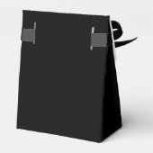 21. Geburtstag Party schwarzes Gold Vielen Dank Geschenkschachtel (Rückseite)