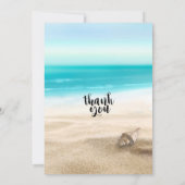 21. Geburtstag Party Summer Beach Starfish Seashel Einladung (Rückseite)